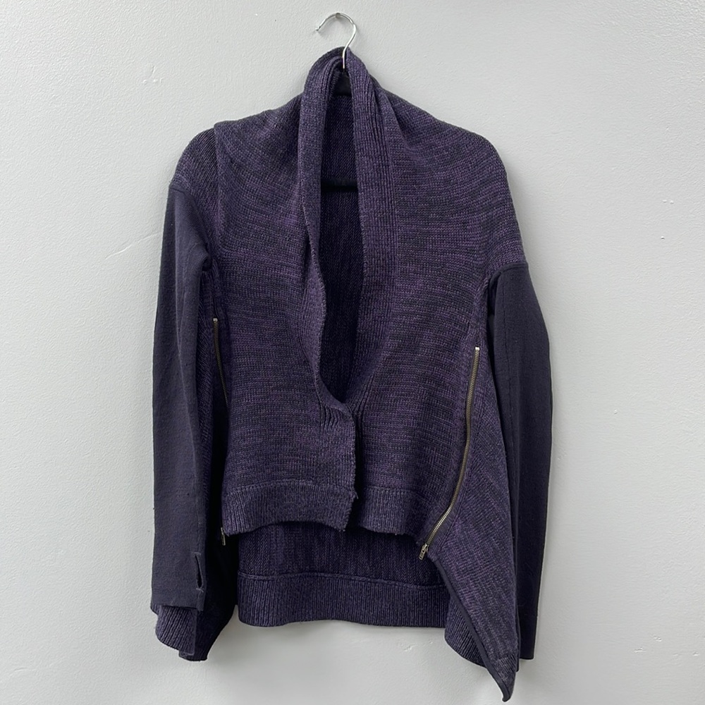 lululemon wrap it up purple sweater smallish?